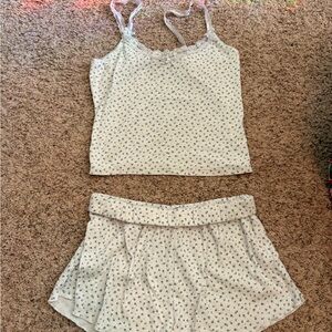 Delicate Floral Women's Pajama Set